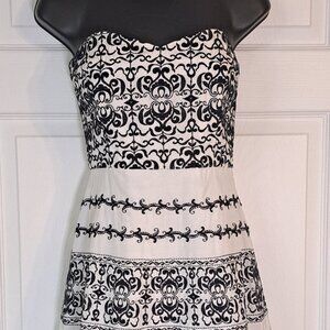 White House Black Market Strapless Dress